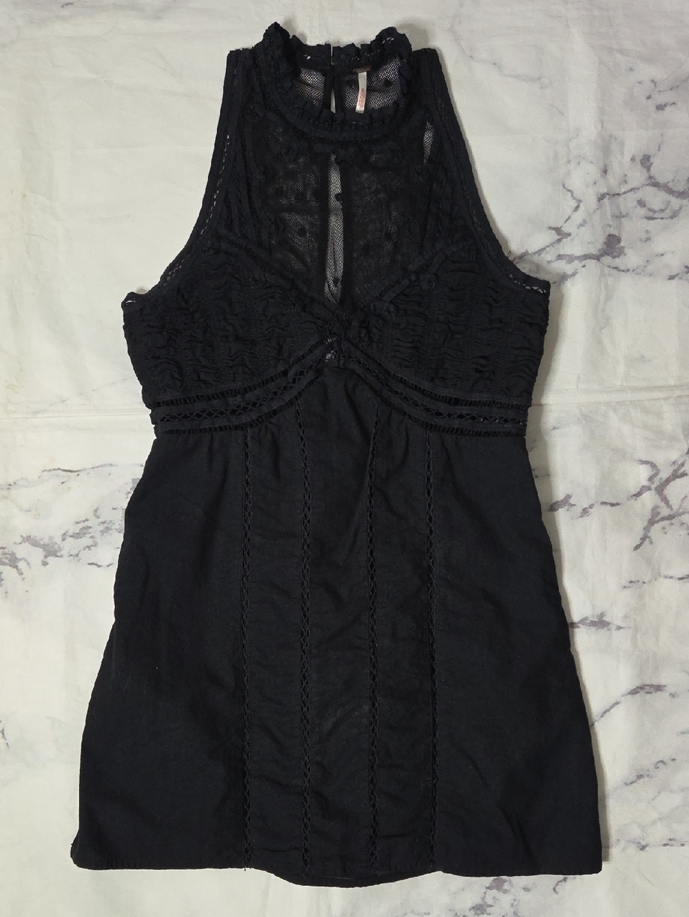 Free People Valencia Mini Dress In Black
